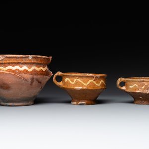 Five slipware vessels, The Netherlands, 17th C. — photo 4