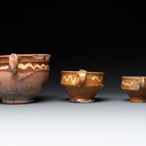 Five slipware vessels, The Netherlands, 17th C. — photo 5