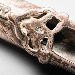 Five Tibetan ritual objects in copper, silver, jade and wood, 19/20th C. — 照片 10
