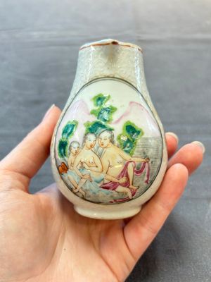 Five varied Chinese famille rose export wares, Qianlong — 照片 12