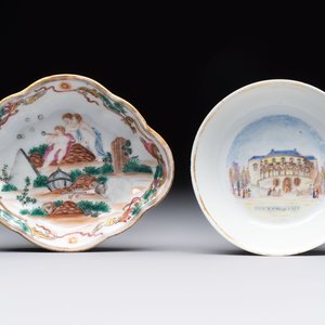 Five varied Chinese famille rose export wares, Qianlong — 照片 2