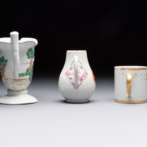 Five varied Chinese famille rose export wares, Qianlong — 照片 5