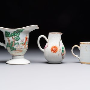 Five varied Chinese famille rose export wares, Qianlong — 照片 6