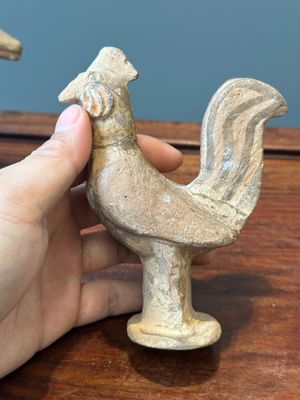 Five varied Chinese pottery animals, Han — 照片 22