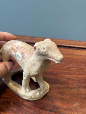 Five varied Chinese pottery animals, Han — 照片 25