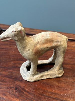 Five varied Chinese pottery animals, Han — 照片 26