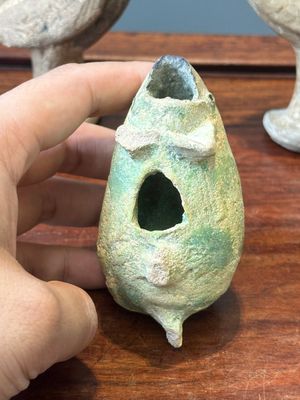 Five varied Chinese pottery animals, Han — 照片 5