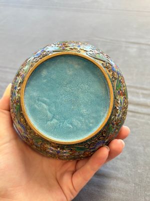 Five various Chinese cloisonné wares, 19th C. — photo 13