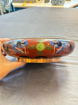 Five various Chinese cloisonné wares, 19th C. — photo 20