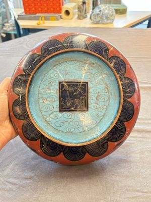Five various Chinese cloisonné wares, 19th C. — photo 22
