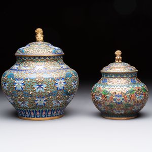 Five various Chinese cloisonné wares, 19th C. — photo 11