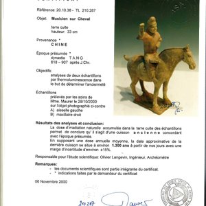 Five various Chinese painted terracotta figures, Tang — photo 10