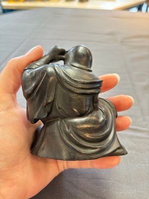 Five various Chinese wooden carvings and a censer, 19/20th C. — photo 12