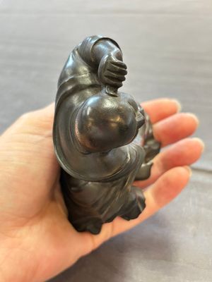 Five various Chinese wooden carvings and a censer, 19/20th C. — photo 14