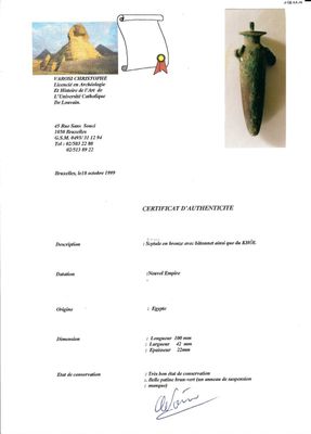 Five various Egyptian pieces, New Kingdom to Late Period — 照片 1