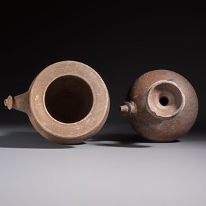 Five various pottery wares and a carved stone fragment, South Asia and Southeast Asia, 18th C. and earlier — 照片 12