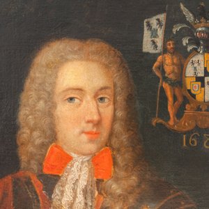 Flemish school: A pair of portraits of noble figures, oil on canvas, 17th C. — 照片 4