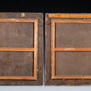 Flemish school: A pair of portraits of noble figures, oil on canvas, 17th C. — 照片 9