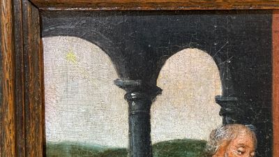 Flemish school: 'Adoration of the Magi', oil on panel, possibly Bruges, 17th C. — photo 7