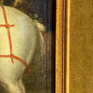 Flemish School after Albrecht Dürer, 16/17th C., oil on panel: The Vision of Saint Eustace or Saint Hubertus — photo 12