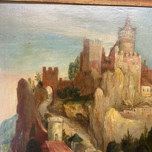 Flemish School after Albrecht Dürer, 16/17th C., oil on panel: The Vision of Saint Eustace or Saint Hubertus — photo 30