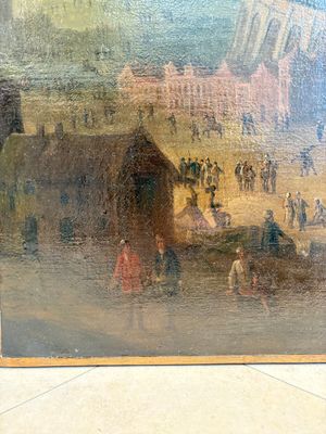 Flemish school: 'The Tower of Babel', oil on canvas, 17th C. — 照片 6