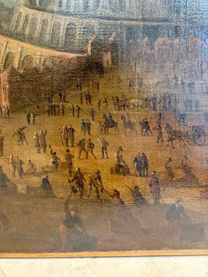 Flemish school: 'The Tower of Babel', oil on canvas, 17th C. — 照片 8