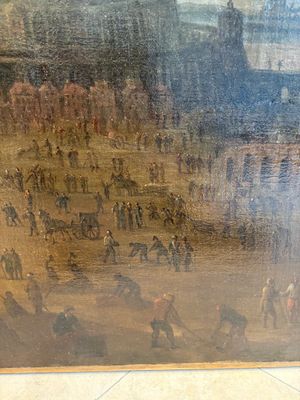 Flemish school: 'The Tower of Babel', oil on canvas, 17th C. — 照片 10