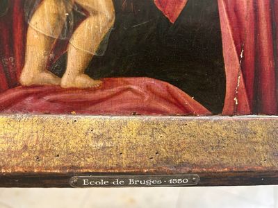 Flemish school: Virgin and Child, oil on panel, 16/17th C. — photo 4