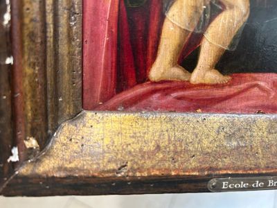 Flemish school: Virgin and Child, oil on panel, 16/17th C. — photo 6