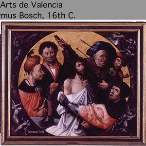 Follower of Hiëronymus Bosch (ca. 1450–1516): Christ mocked (The Crowning with Thorns), oil on panel — 照片 11