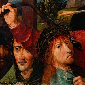 Follower of Hiëronymus Bosch (ca. 1450–1516): Christ mocked (The Crowning with Thorns), oil on panel — 照片 6