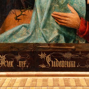 Follower of Hiëronymus Bosch (ca. 1450–1516): Christ mocked (The Crowning with Thorns), oil on panel — 照片 8