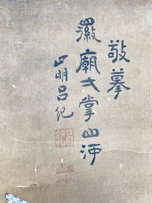 Follower of Lu Ji 呂紀 (1439—1505): 'Eagle and sunrise', ink and colour on silk, Ming or later — 照片 5