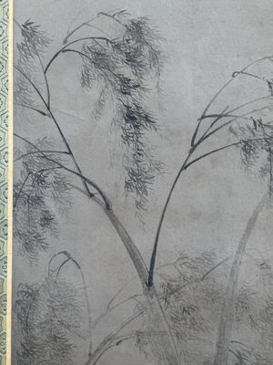 Follower of Qiu Ying 仇英 (1494-1552): 'Sage with a servant', ink on paper — photo 5
