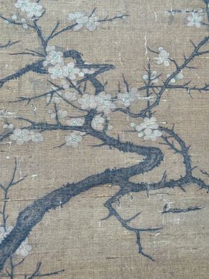 Follower of Su Hanchen 蘇漢臣 (1094-1172): 'Child playing with a cat', ink and colour on silk, Ming or later — foto 11