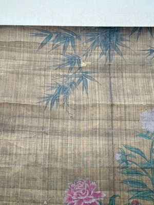 Follower of Su Hanchen 蘇漢臣 (1094-1172): 'Knick-knack peddler', ink and colour on silk, Qing or later — foto 8