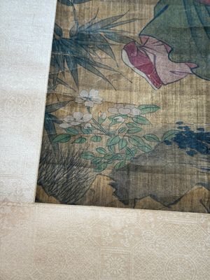 Follower of Su Hanchen 蘇漢臣 (1094-1172): 'Knick-knack peddler', ink and colour on silk, Qing or later — foto 10