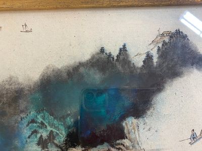 Follower of Zhang Daqian 張大千 (1898-1983): 'Landscape', ink and colour on paper — 照片 6