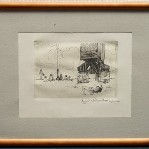 Fonteyne, Jules (1878 - 1964): drie etsen — foto 3