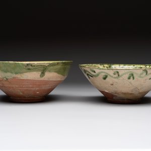Four Amol pottery sgraffito bowls, Persia, 12th C. — photo 3