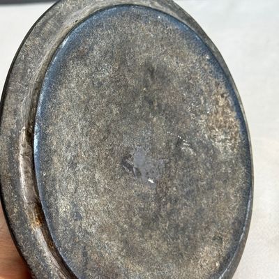 Four Bidri metal hookah bases and a copper hookah base or vase — 照片 10
