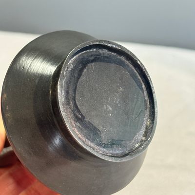 Four Bidri metal hookah bases and a copper hookah base or vase — 照片 30