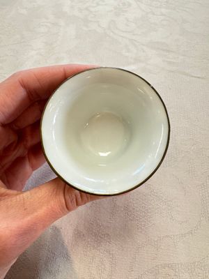 Four Chinese blue and white 'Bleu de Hue' cups and two bowls, various marks, 19th C. — foto 26