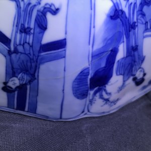 Four Chinese blue and white bowls, Kangxi — 照片 20