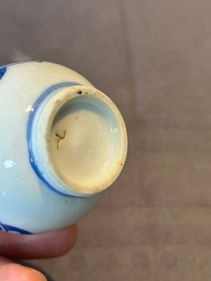 Four Chinese blue and white 'Eight Treasures 八寶' double gourd vases, Kangxi — foto 15