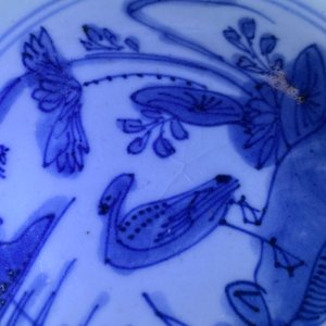 Four Chinese blue and white plates, Wanli and late Ming — photo 3