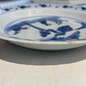Four Chinese blue and white plates, Wanli and late Ming — photo 9