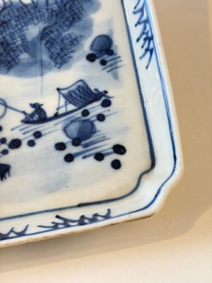 Four Chinese blue and white wares, and two iron-red-decorated wares, 19/20th C. — photo 27