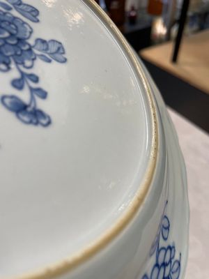 Four Chinese blue and white 'Xi Xiang Ji' plates, Qianlong — foto 12